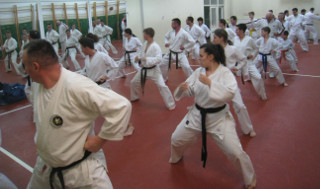 Trening Shotokan karateja